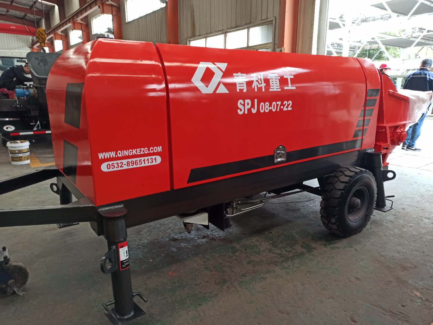 混凝土泵 青科重工 濕噴機