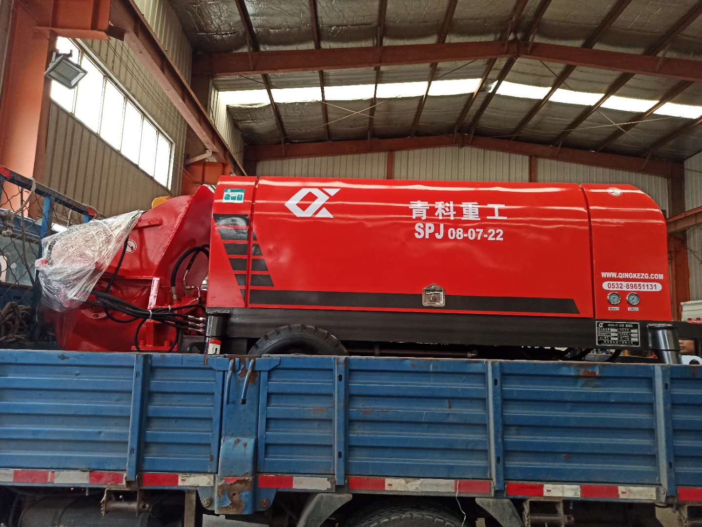 混凝土泵 青科重工 濕噴機